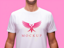 Editable tshirt mockup PSD template ai generated