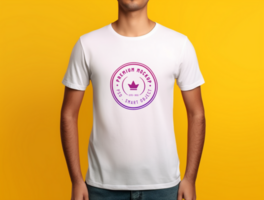 Editable tshirt mockup PSD template ai generated