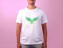 Editable tshirt mockup PSD template ai generated
