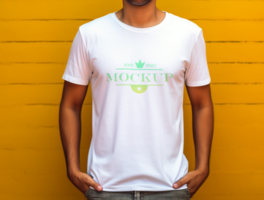 Editable tshirt mockup PSD template ai generated