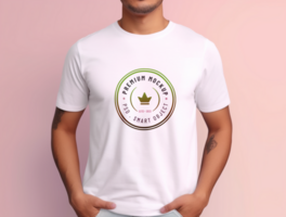 Editable tshirt mockup PSD template ai generated