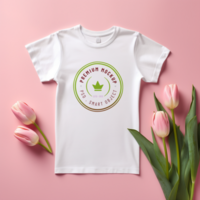Editable tshirt mockup PSD template free ai generated