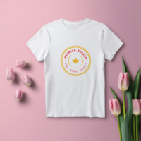 Editable tshirt mockup PSD template free ai generated