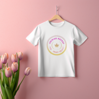 Editable tshirt mockup PSD template ai generated