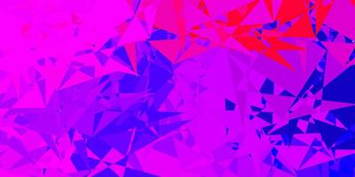 Light Purple, Pink vector background with triangles.