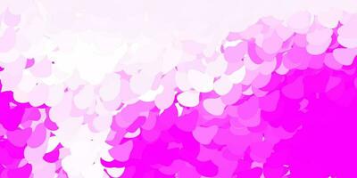 Light purple, pink vector template with abstract forms.