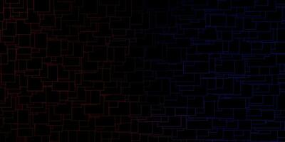 Dark Blue, Red vector layout with lines, rectangles.