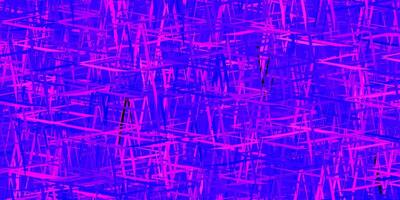 Dark Purple, Pink vector pattern with sharp lines.