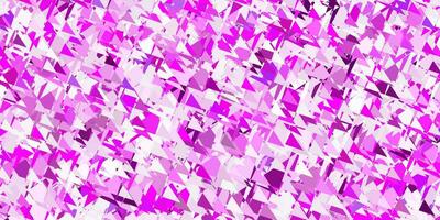 Fondo de vector violeta, rosa claro con formas poligonales.