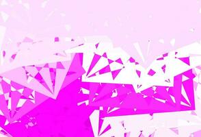 Light Purple, Pink vector backdrop with triangles, lines.