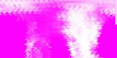 diseño poligonal geométrico del vector púrpura claro, rosado.