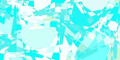 Light Blue, Green vector template with triangle shapes.