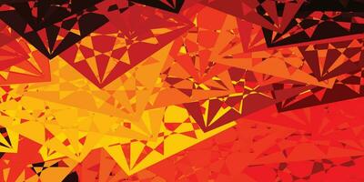 Dark Red vector pattern with polygonal shapes.