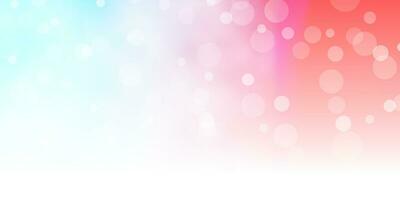 Light Blue, Red vector background with circles.