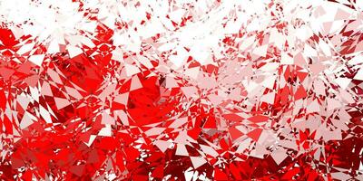 Dark red vector background with polygonal forms.