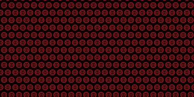 Dark Red vector pattern with magic elements.