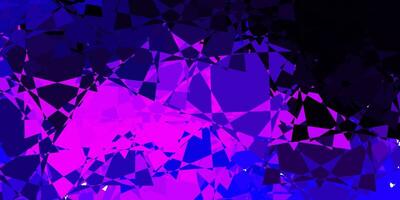 Light Purple vector background with triangles.