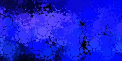 Dark Purple vector backdrop with triangles, lines.