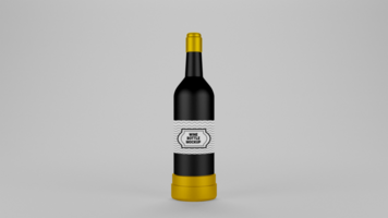 PSD wine bottle mockup