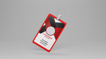 psd id card design mockup