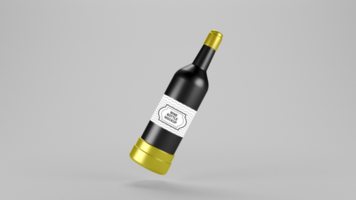 PSD wine bottle mockup