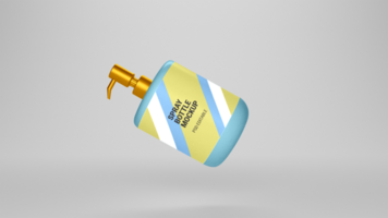 PSD spray bottle mockup