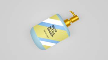 PSD spray bottle mockup