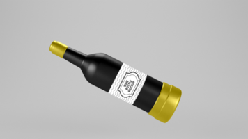 PSD wine bottle mockup