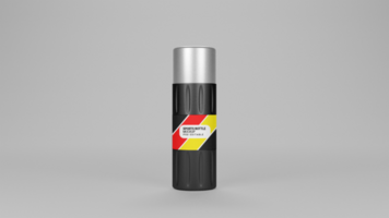 PSD flask water bottle mockup