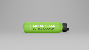 PSD flask water bottle mockup