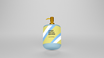 PSD spray bottle mockup