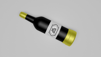 PSD wine bottle mockup