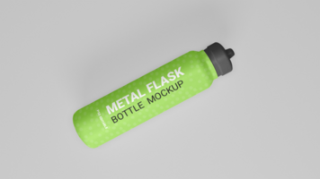 PSD flask water bottle mockup