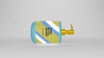 PSD spray bottle mockup