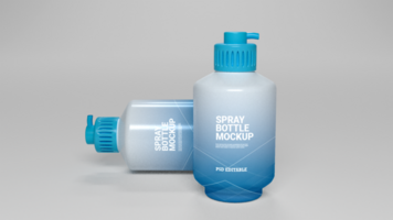 spray bottiglia modello gratuito PSD