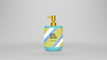 PSD spray bottle mockup