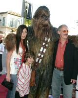 Christopher Lloyd and family Star Wars 3  The Revenge of the Sith Premier Manns Village Theater Westwood CA May 12 2005 photo