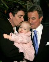 2005  ERIC BRAEDEN CELEBRATES 25 YEARS AS ERIC BRAEDEN ON THE YOUNG AND THE RESTLESS LOS ANGELES CA JANUARY 31 2005 ERIC BRAEDEN AND HIS SON CHRISTIAN GUDEGAST AND HIS DAUGHTER TATIANA photo