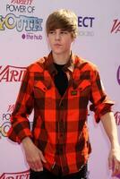 LOS ANGELES, OCT 24 - Justin BIeber arrives at the Variety Power of Youth Event 2010 at Paramount Studios on October 24, 2010 in Los Angeles, CA photo