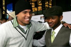 Chris Brown  Usher Movies Rock Arrivals 2007 Kodak Theater Los Angeels CA December 2 2007 2007 photo