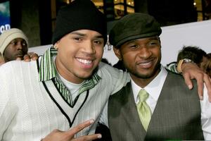 Chris Brown  Usher Movies Rock Arrivals 2007 Kodak Theater Los Angeels CA December 2 2007 2007 photo