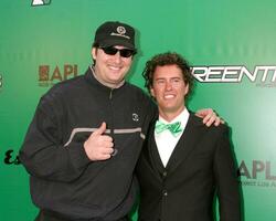 Phill Hellmuth Blake Mycoskie Phil Hellmuth Birthday Party sponsored by GreenTiePokercom Quixote Studios Los Angeles CA July 16 2005 photo