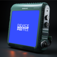 a portable device mockup AI Generative psd