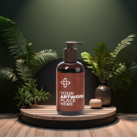 podium mockup on a stage AI Generative psd