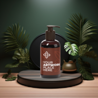 podium mockup on a stage AI Generative psd