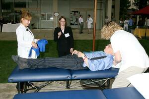 Larry King being screened at the Health Fair COPE Road to Health Fair Keck School of Medicine of USC Los Angeles CA November 8 2007 2007 photo