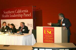 del Sur California salud liderazgo panel rizar colegio de medicina de USC los angeles California noviembre 8 2007 2007 foto