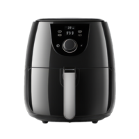 Black Electric Air Fryer png transparent background