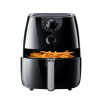 Black Electric Air Fryer png transparent background