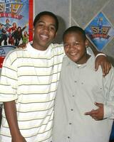 Chris and Kyle Massey Sky High Word Premiere El Capitan Theater Los Angeles CA July 24 2005 photo